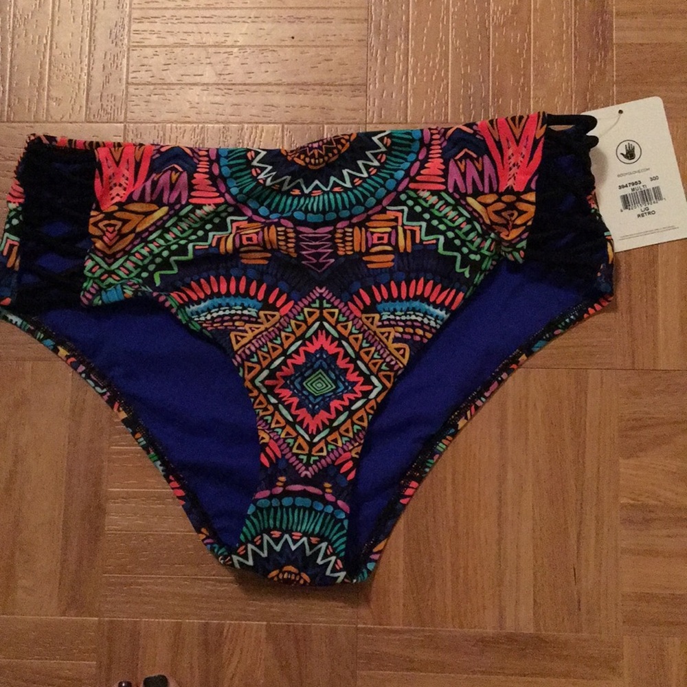 Body glove high waisted swim bottoms